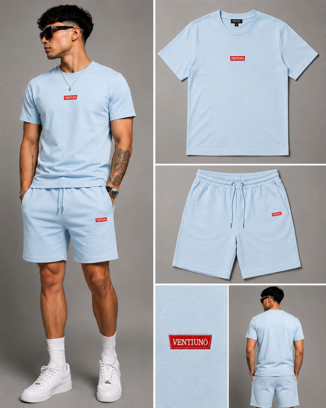 Ventiuno Paris Light Blue Tracksuit Set