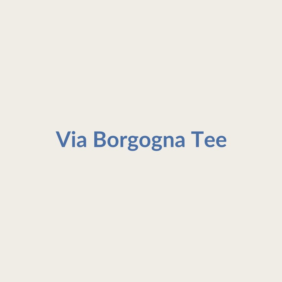 Ventiuno Jeans Via Borgogna Script Tee Off White