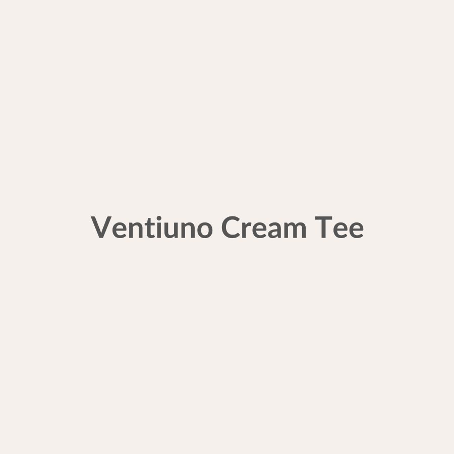 Ventiuno Jeans Embossed Logo T-Shirt Cream