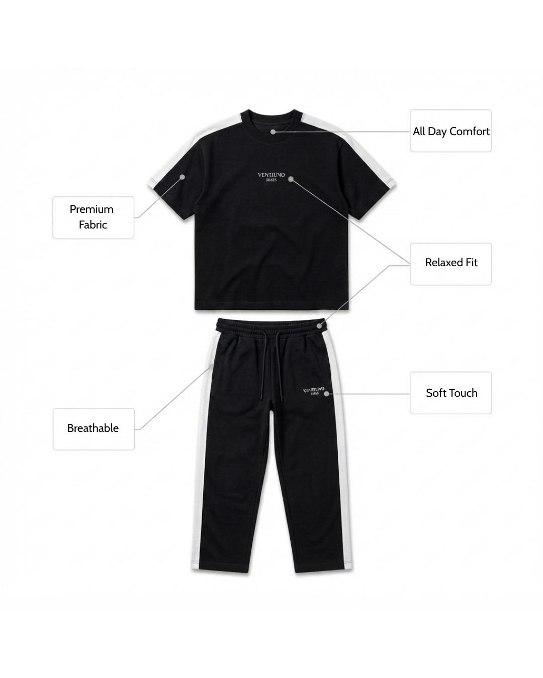 Side Stripe Co-ord Set