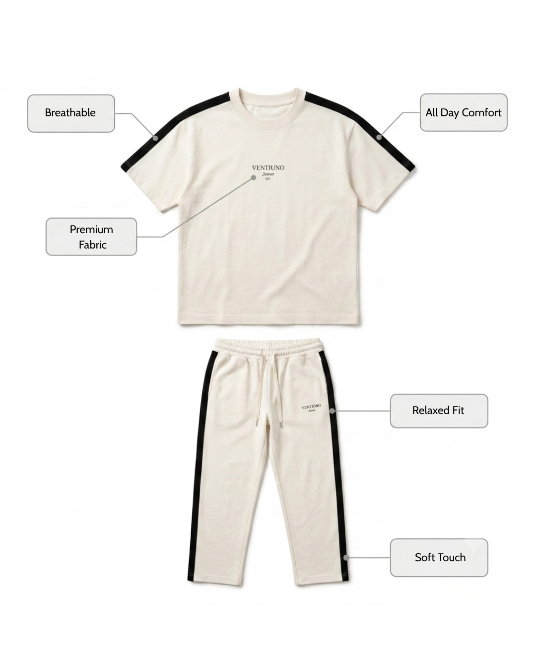 Side Stripe Co-ord Set
