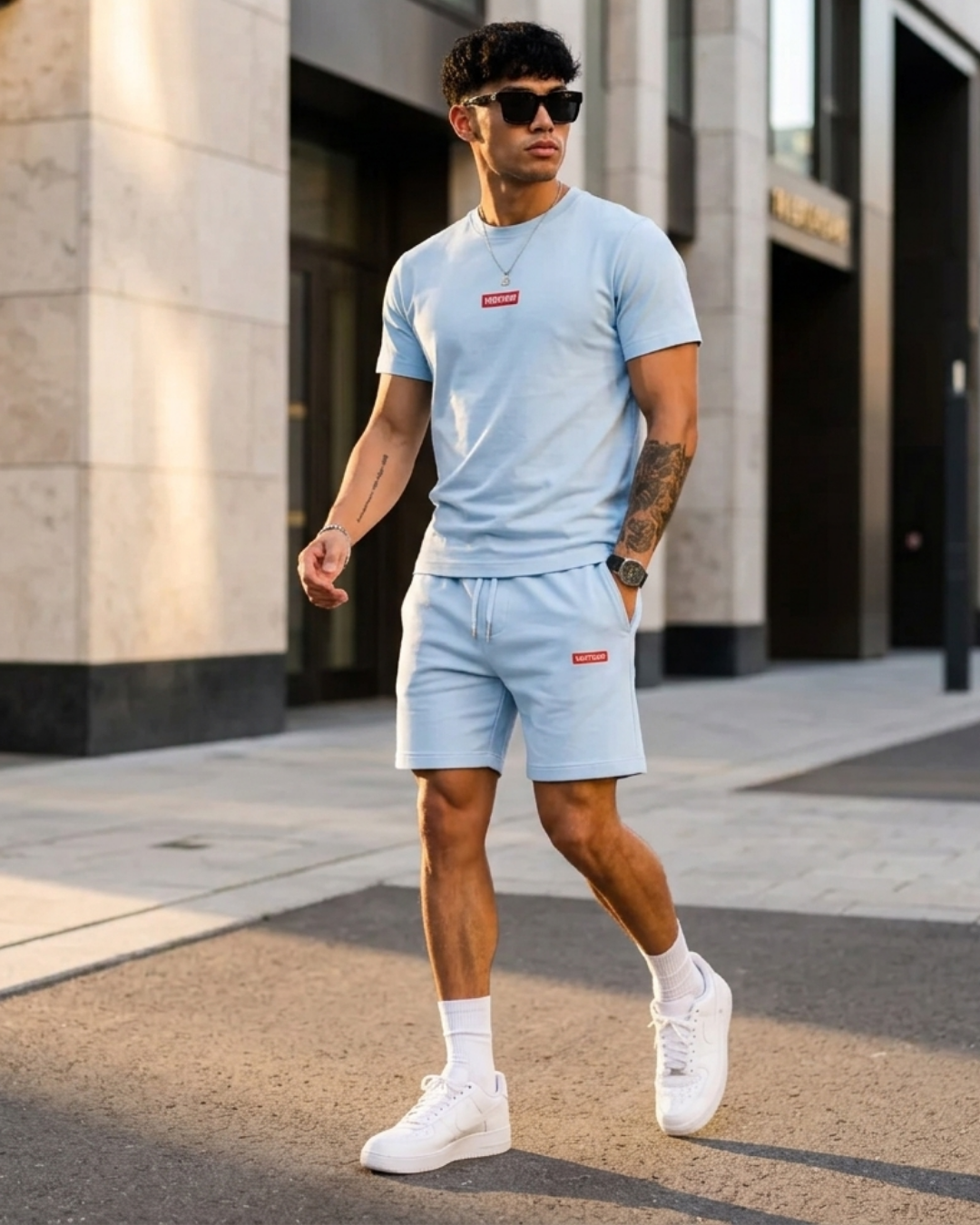 Luxury summer Tracksuit Set with shorts