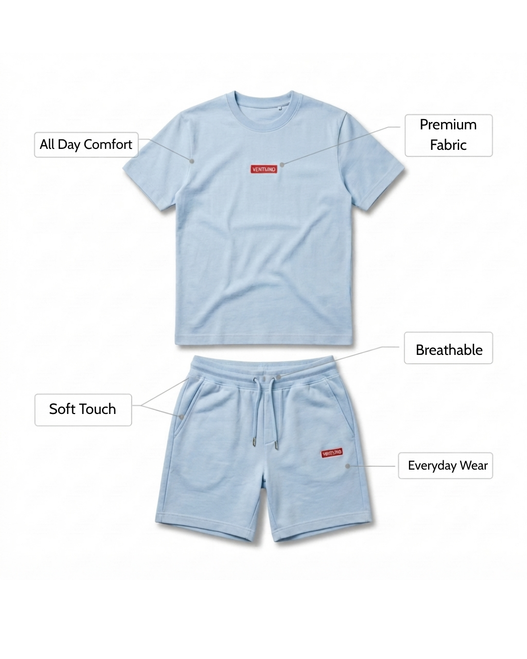 Luxury summer Tracksuit Set with shorts