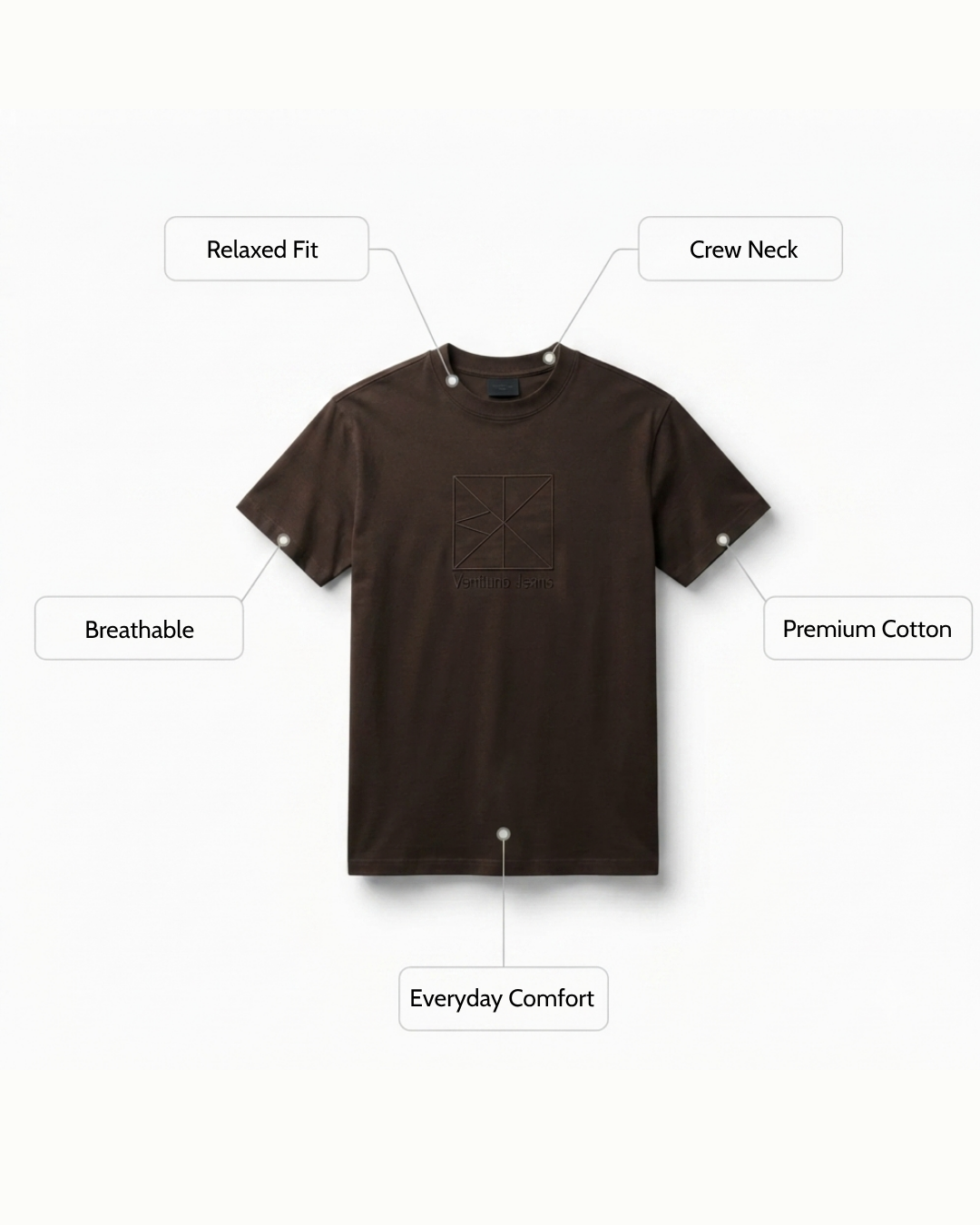 Soft Cotton Crewneck T-Shirt
