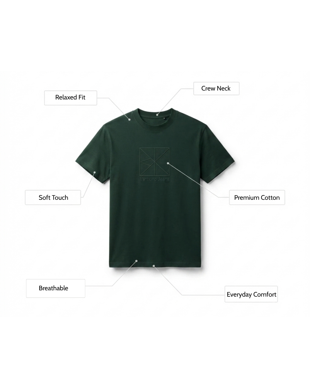 Soft Cotton Crewneck T-Shirt