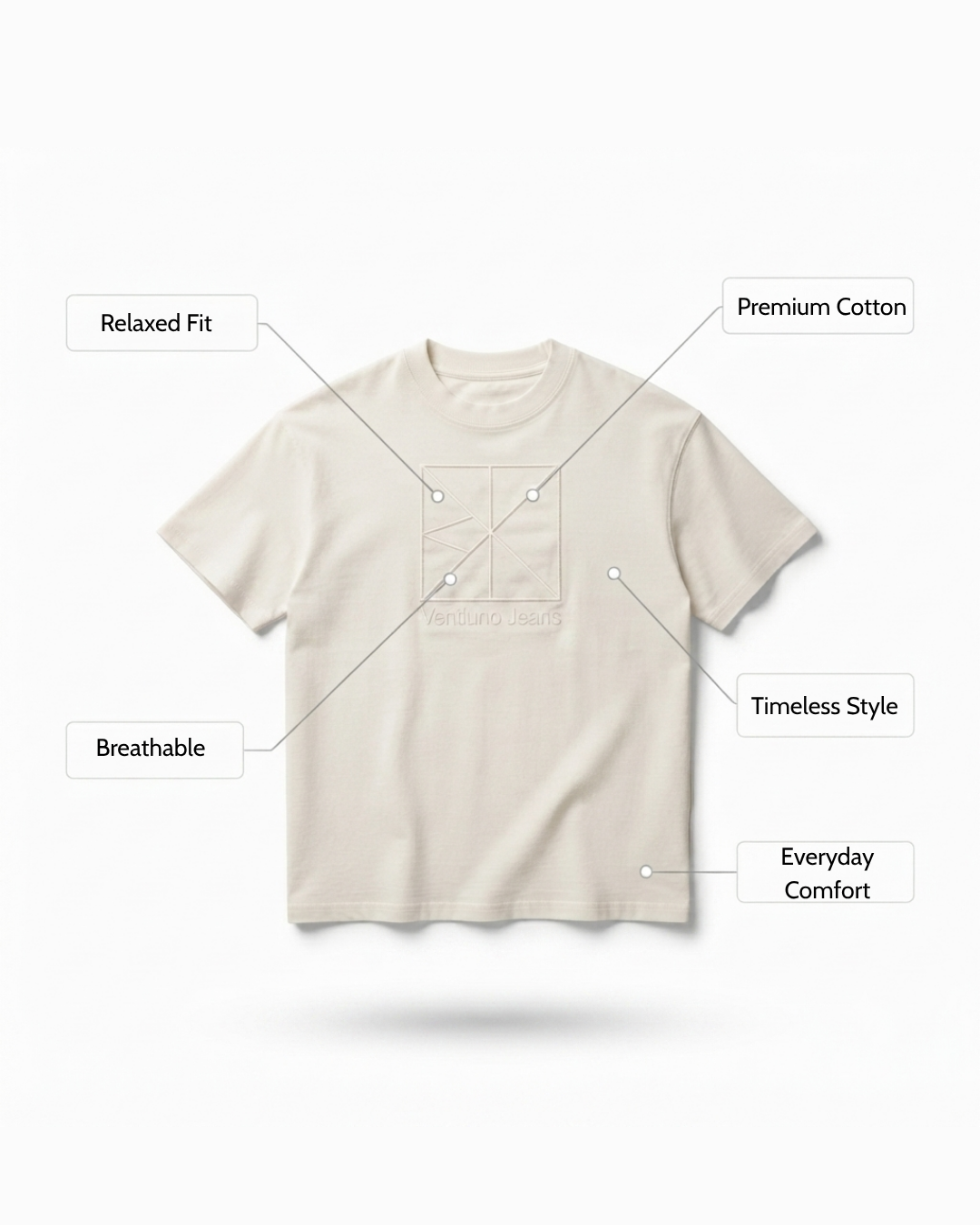 Soft Cotton Crewneck T-Shirt