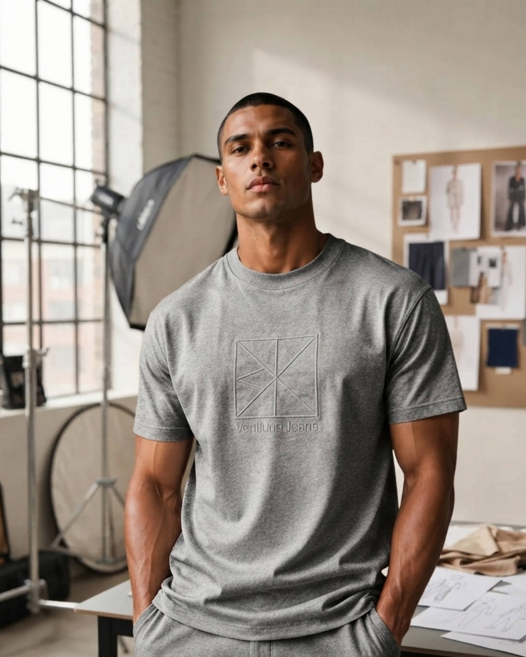 Soft Cotton Crewneck T-Shirt