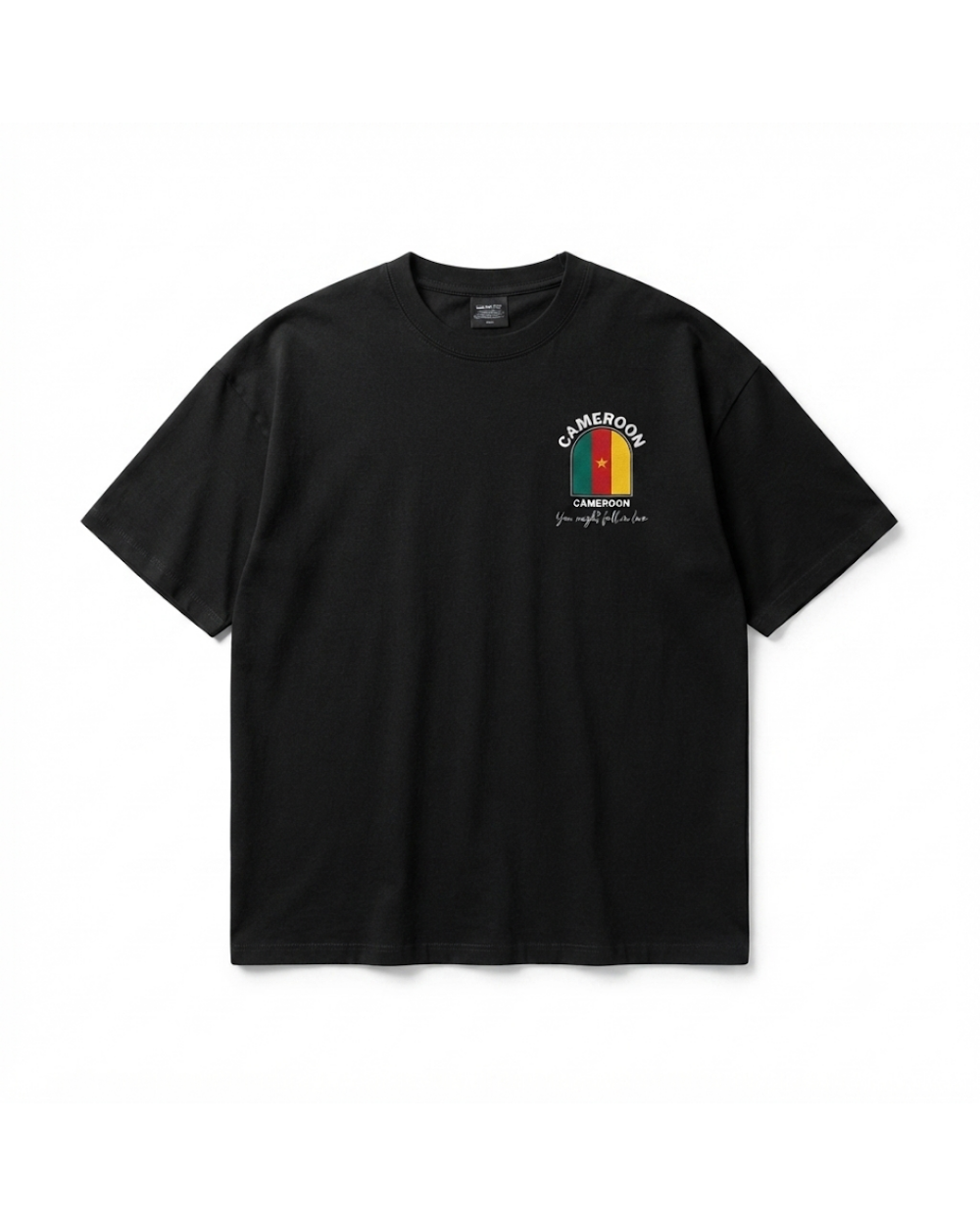 Cameroon Flag Relaxed Fit Cotton T-Shirt