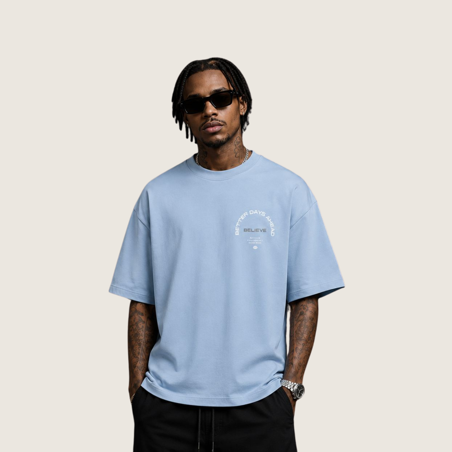 Cotton Crewneck T-shirt