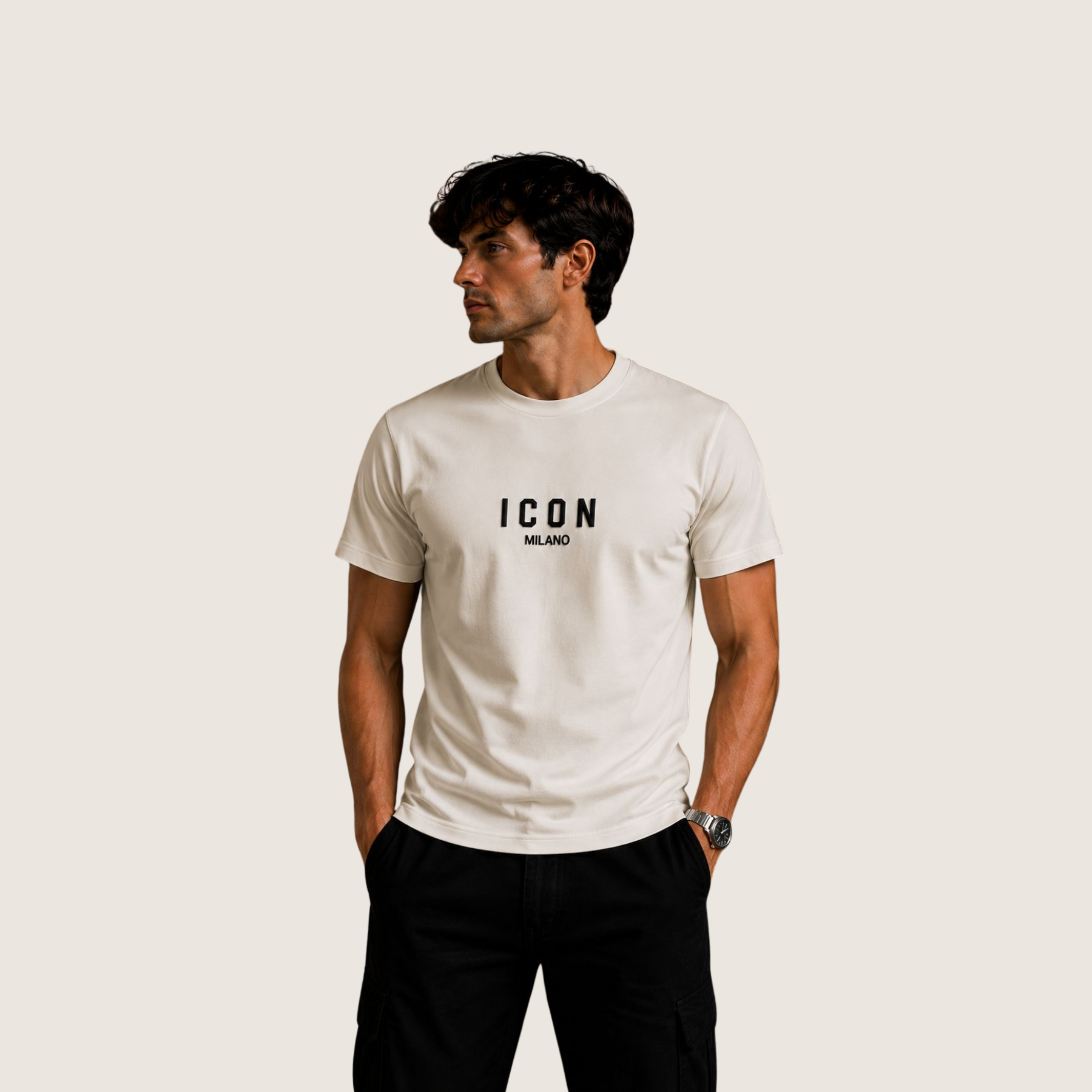 Premium Graphic Tee slim fit