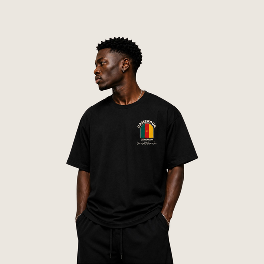 Cameroon Flag Relaxed fit Cotton T-Shirt