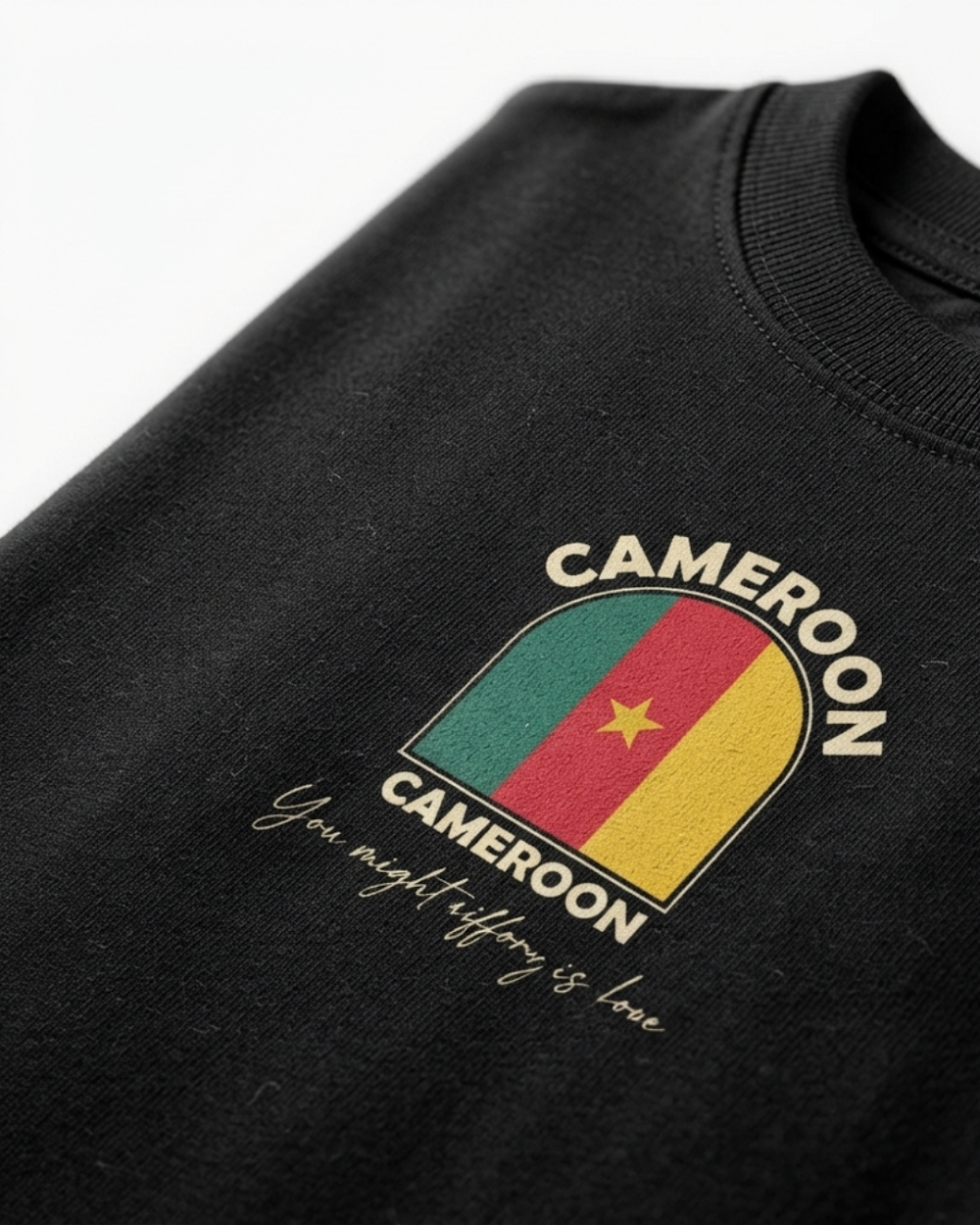 Cameroon Flag Relaxed Fit Cotton T-Shirt