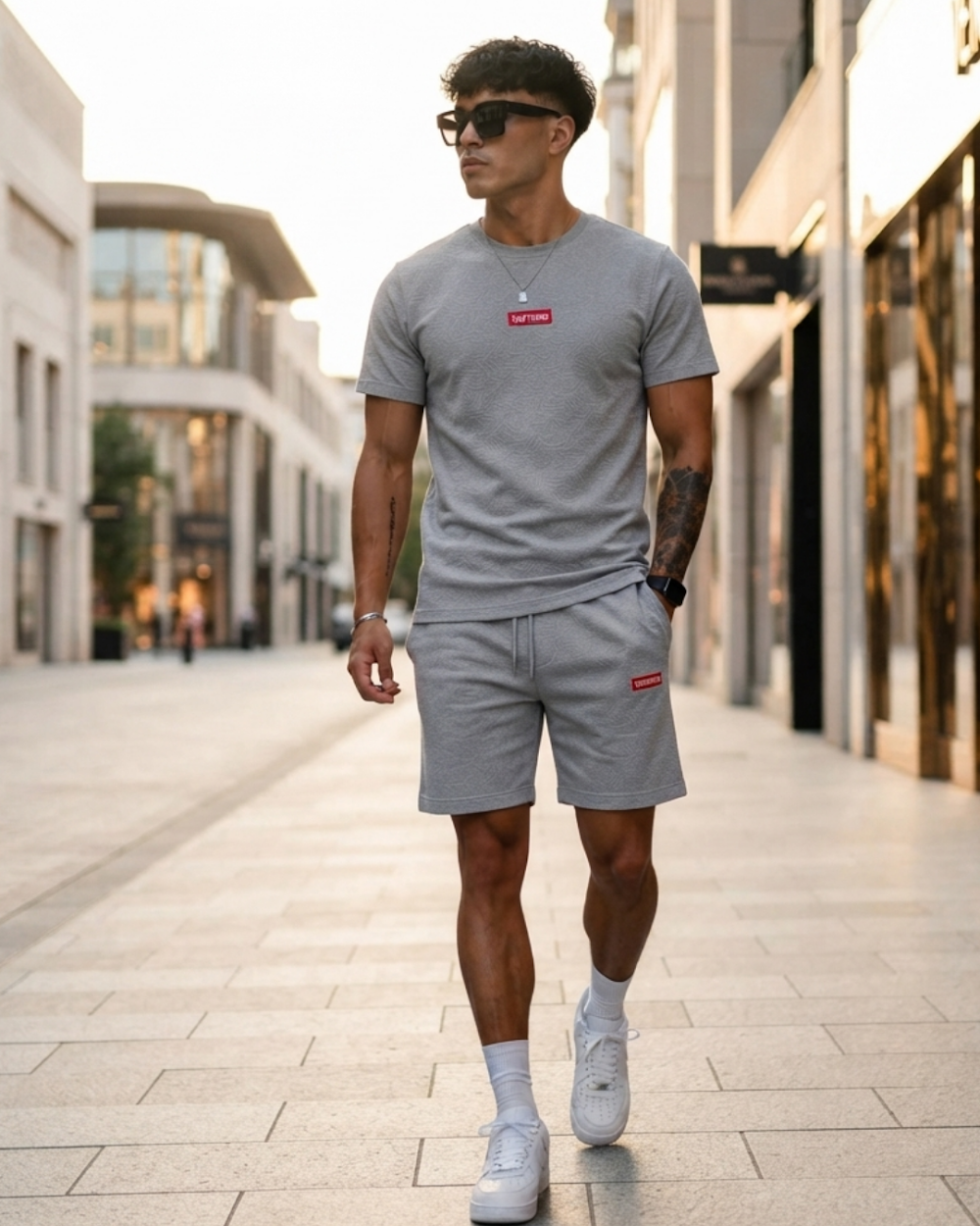 Luxury Summer Tracksuit Set with Shorts