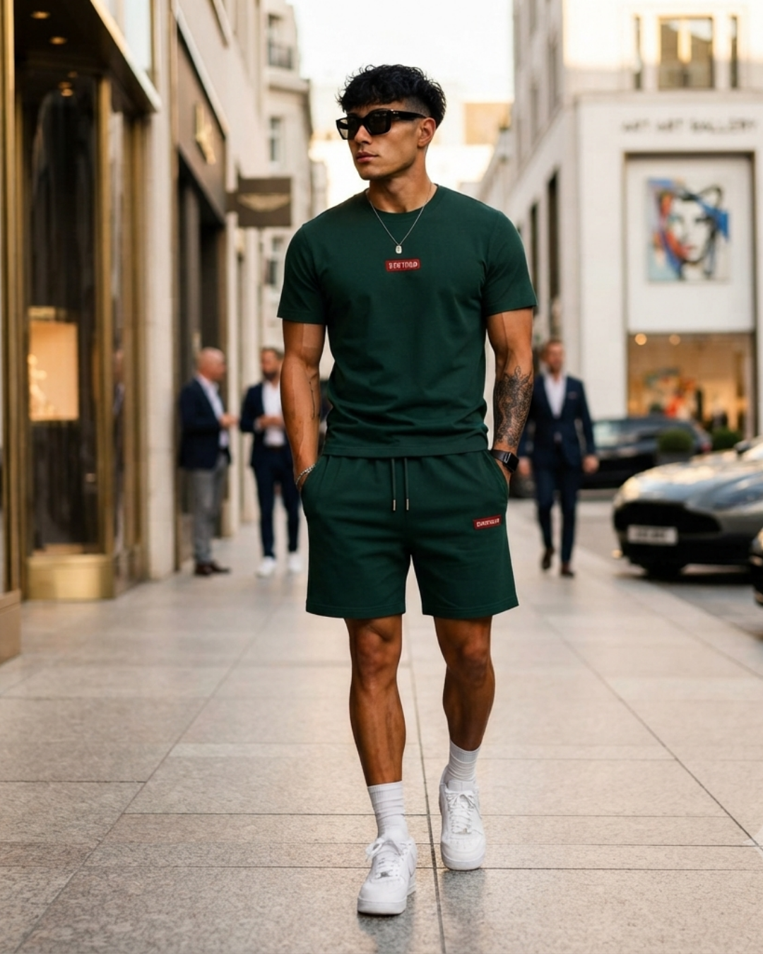 Luxury summer Tracksuit Set with shorts