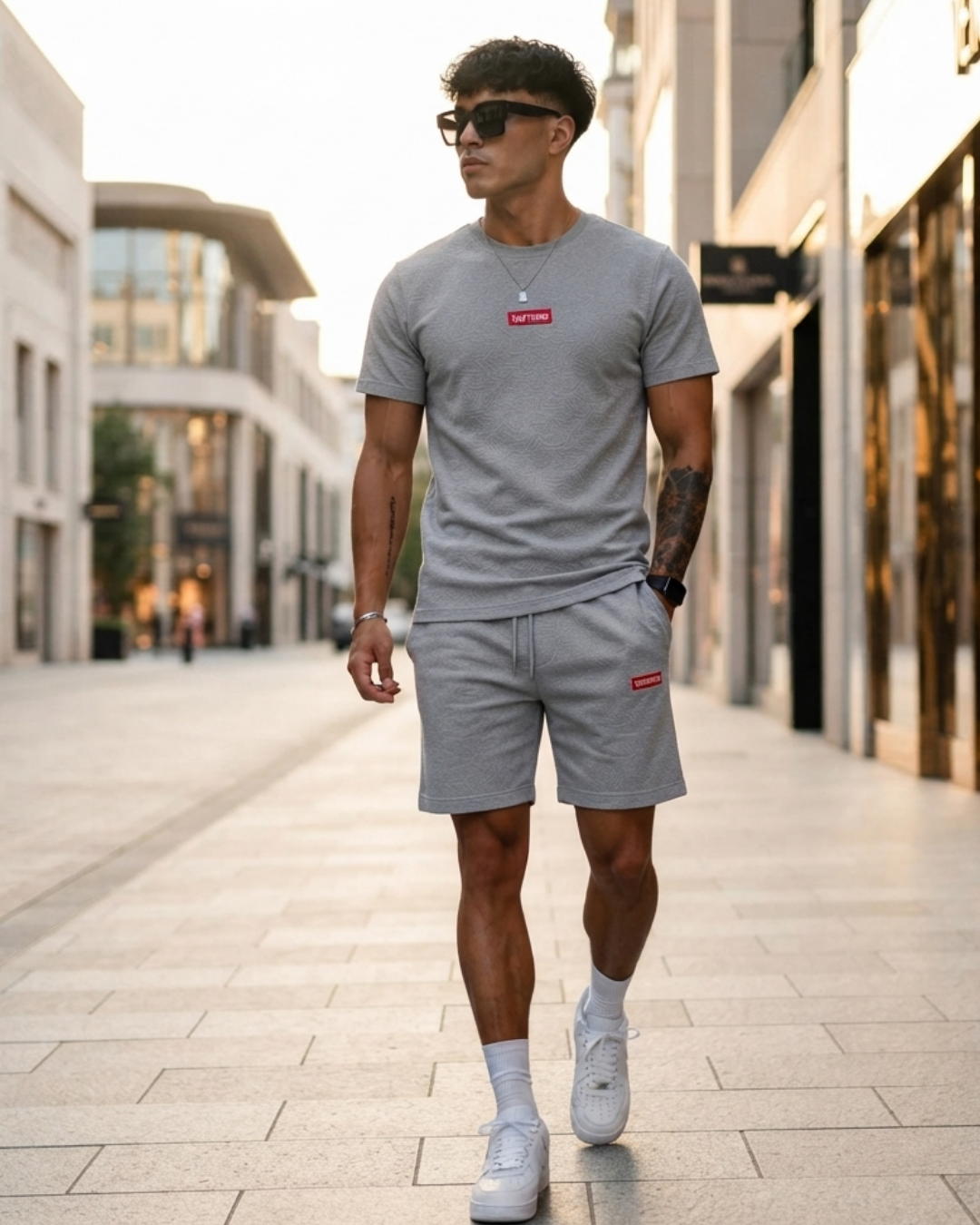 Luxury summer Tracksuit Set with shorts