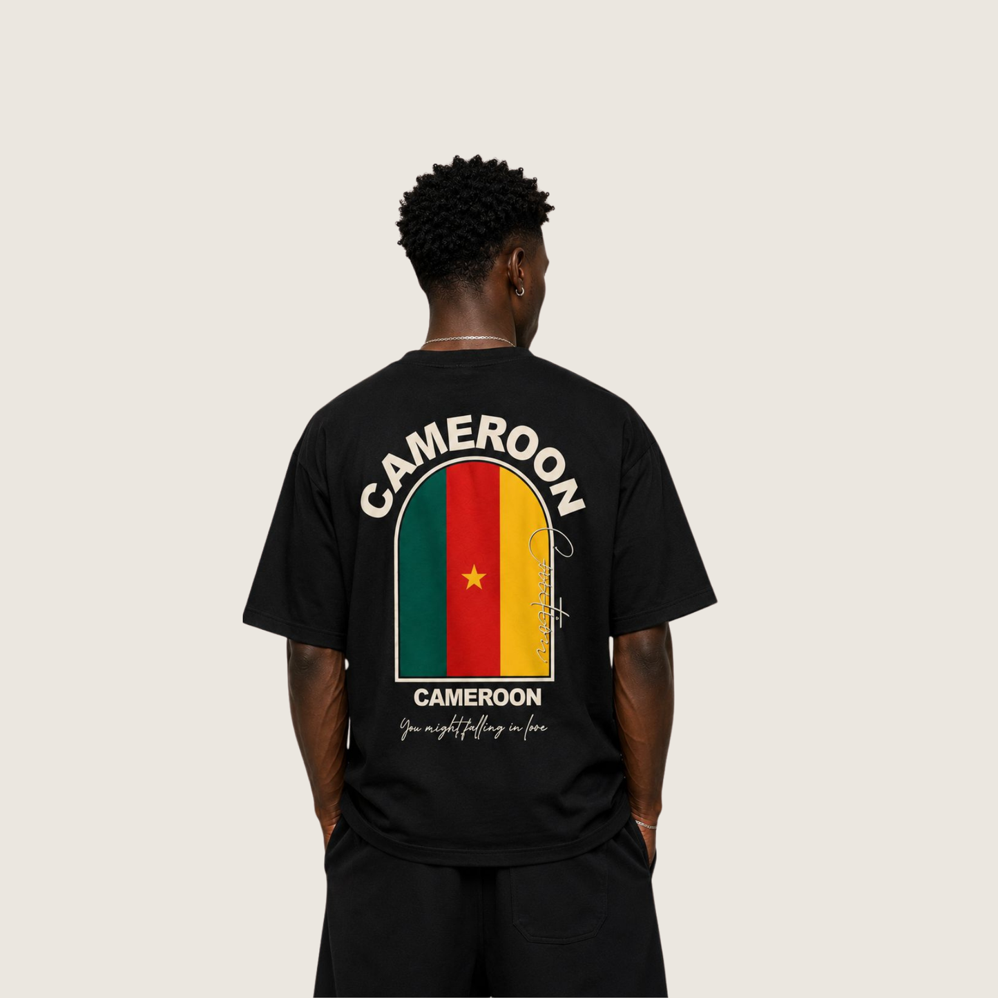 Cameroon Flag Relaxed fit Cotton T-Shirt