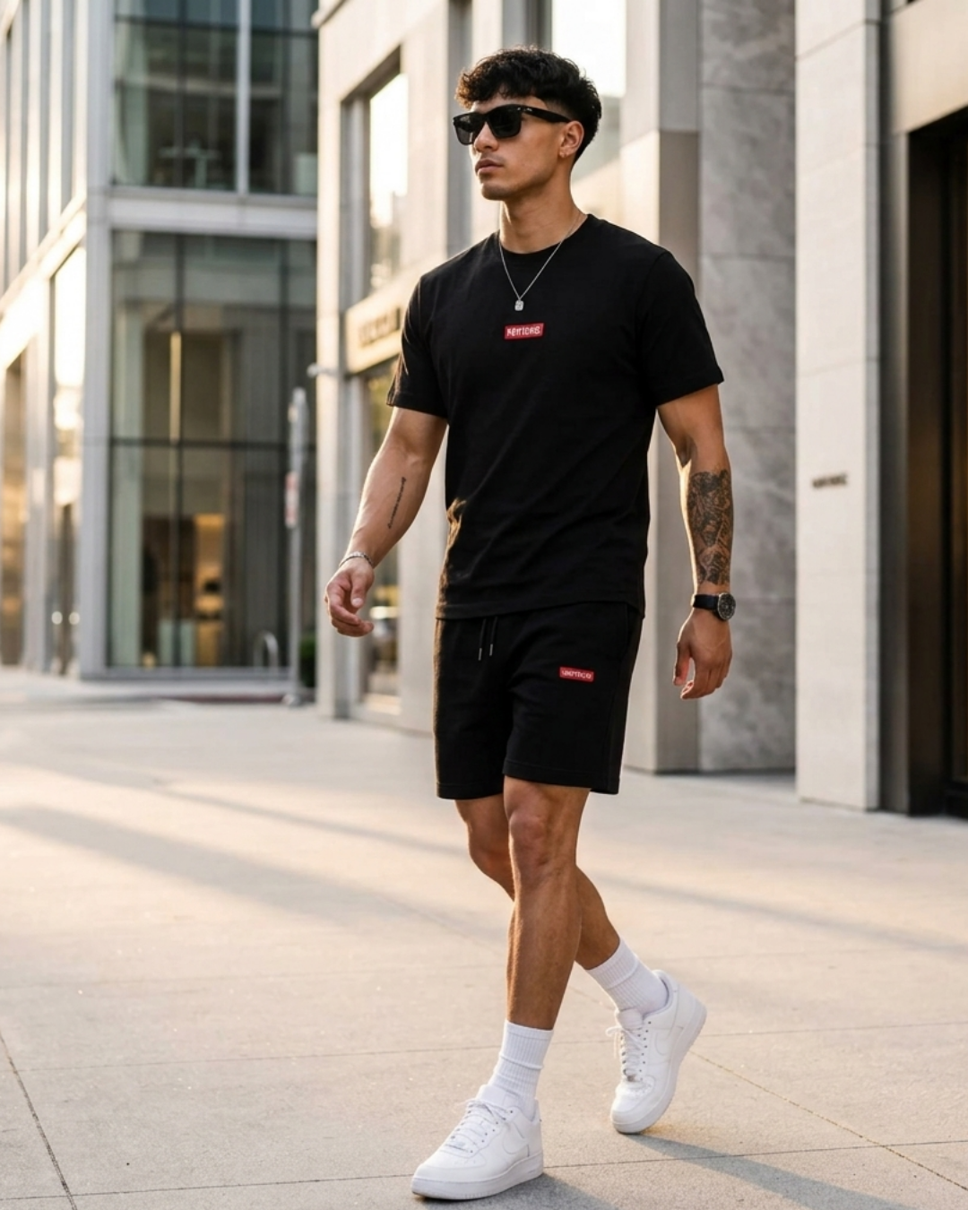 Luxury summer Tracksuit Set with shorts