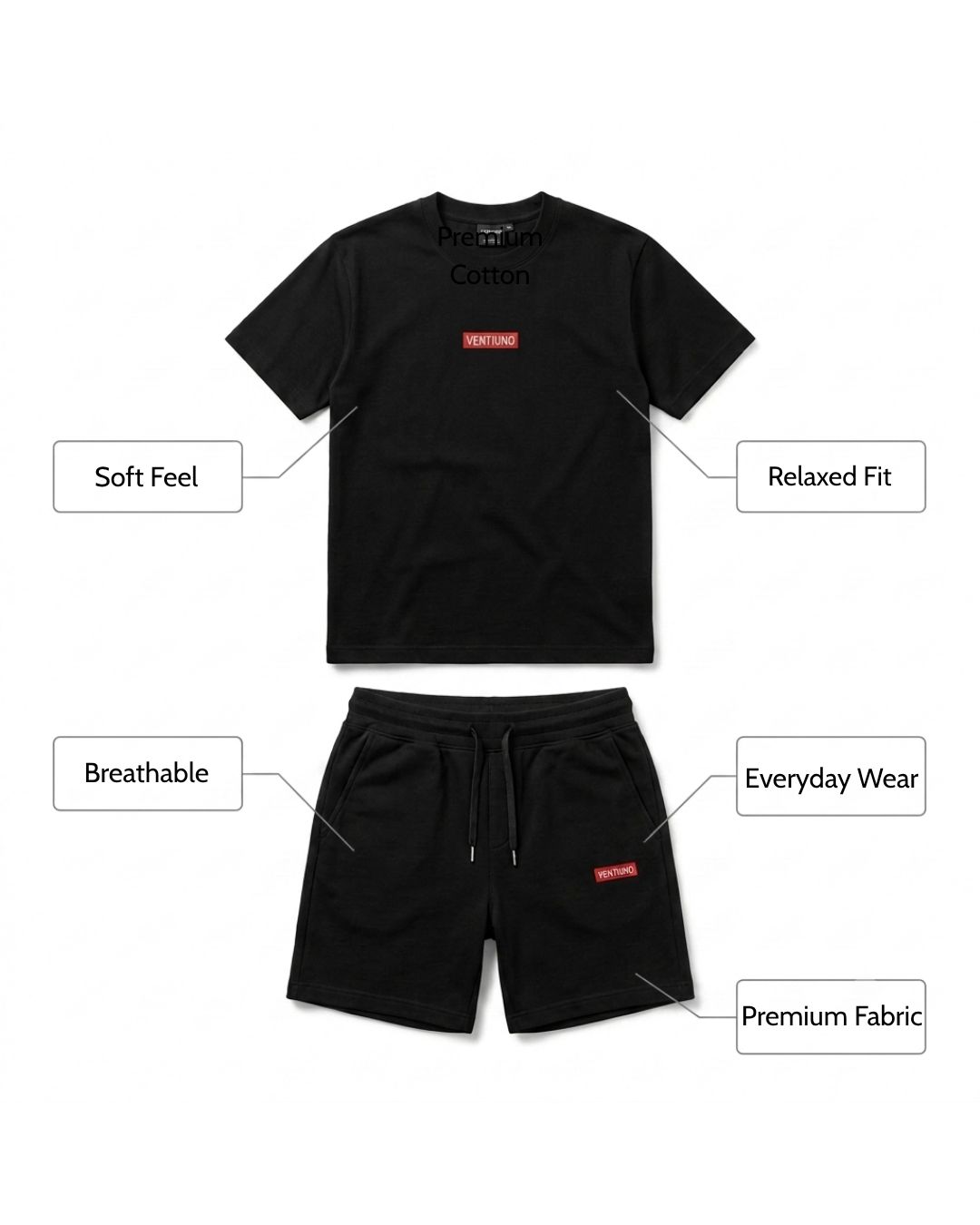 Luxury summer Tracksuit Set with shorts