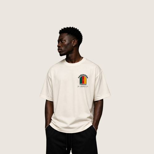 Cameroon Flag Relaxed fit Cotton T-Shirt