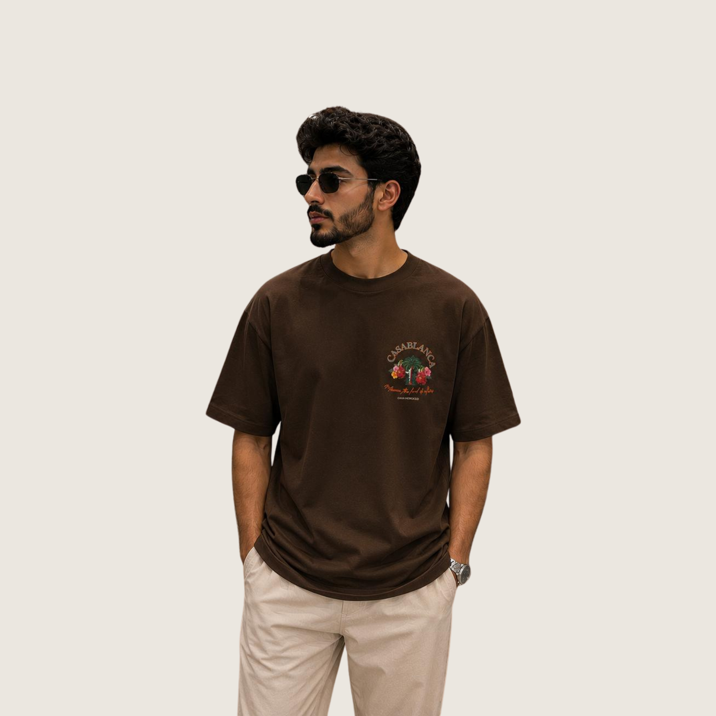 CASABLANCA Men’s Premium Cotton T-Shirt