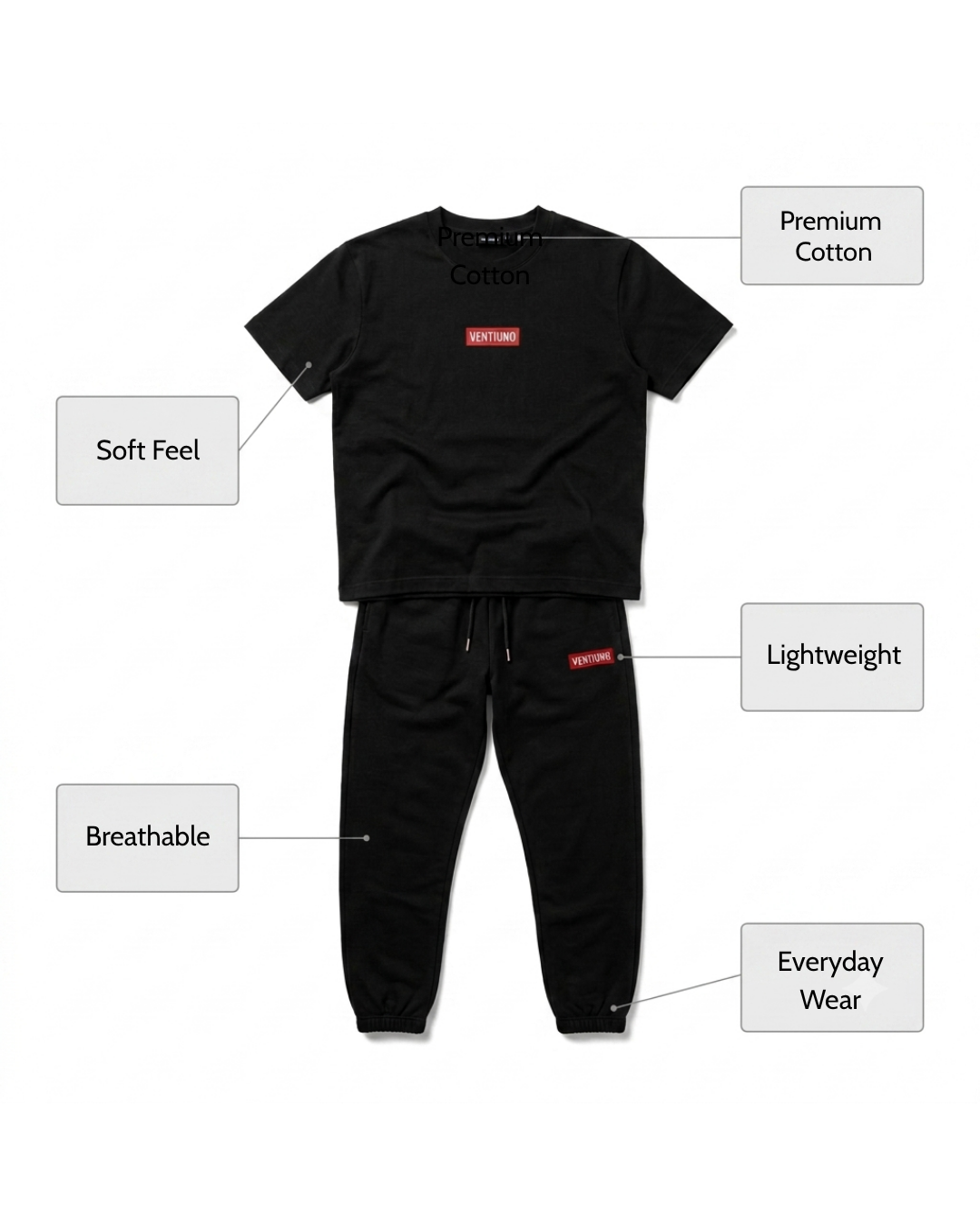 Men’s Summer Tracksuit Set with sweatpants