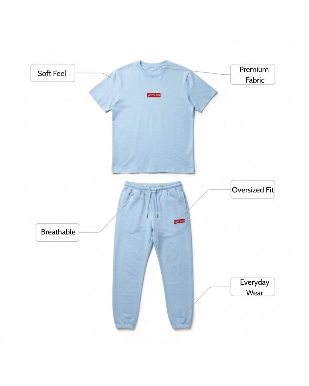 Men’s Summer Tracksuit Set with sweatpants