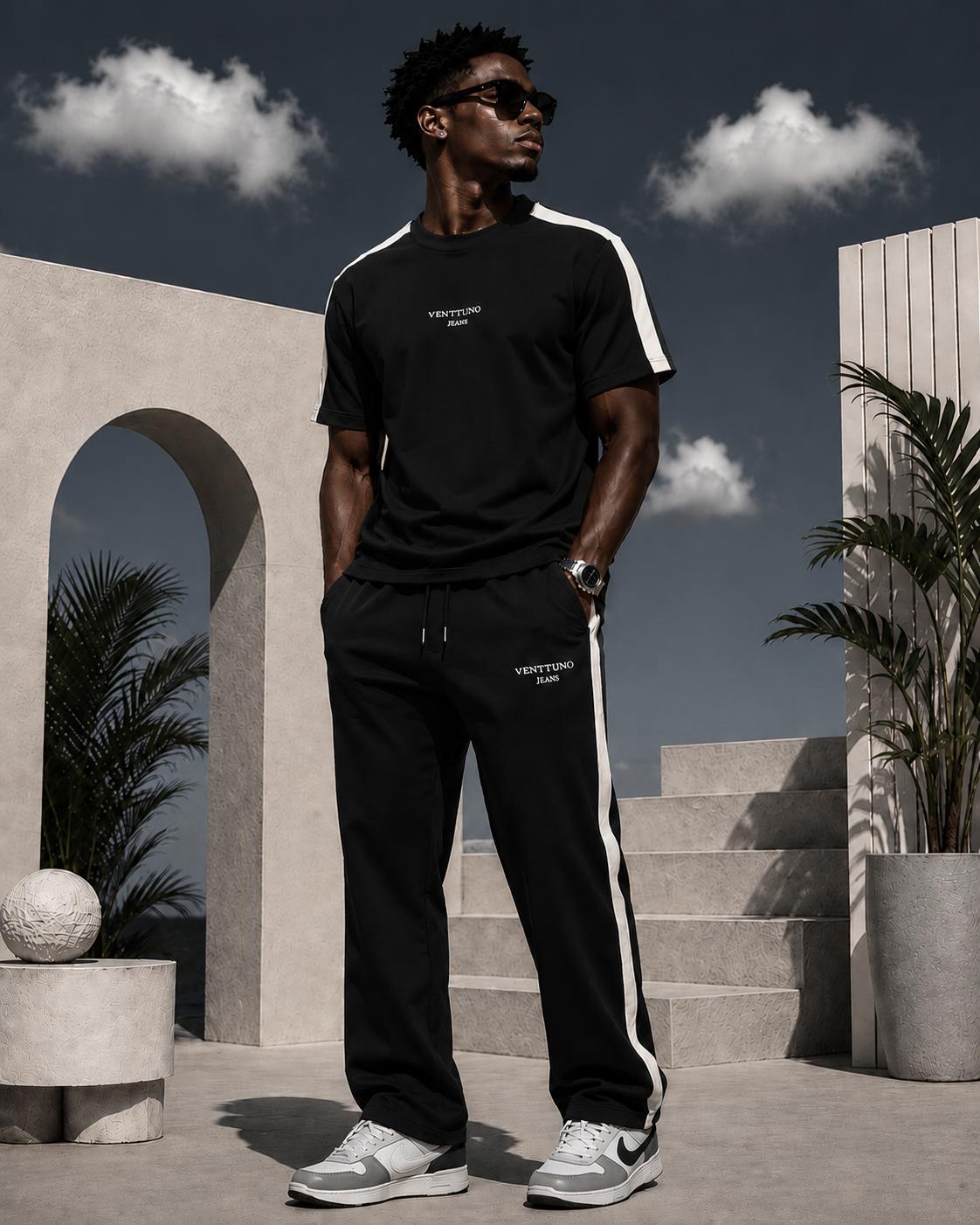 Ventiuno Jeans Side Stripe Co-ord Set