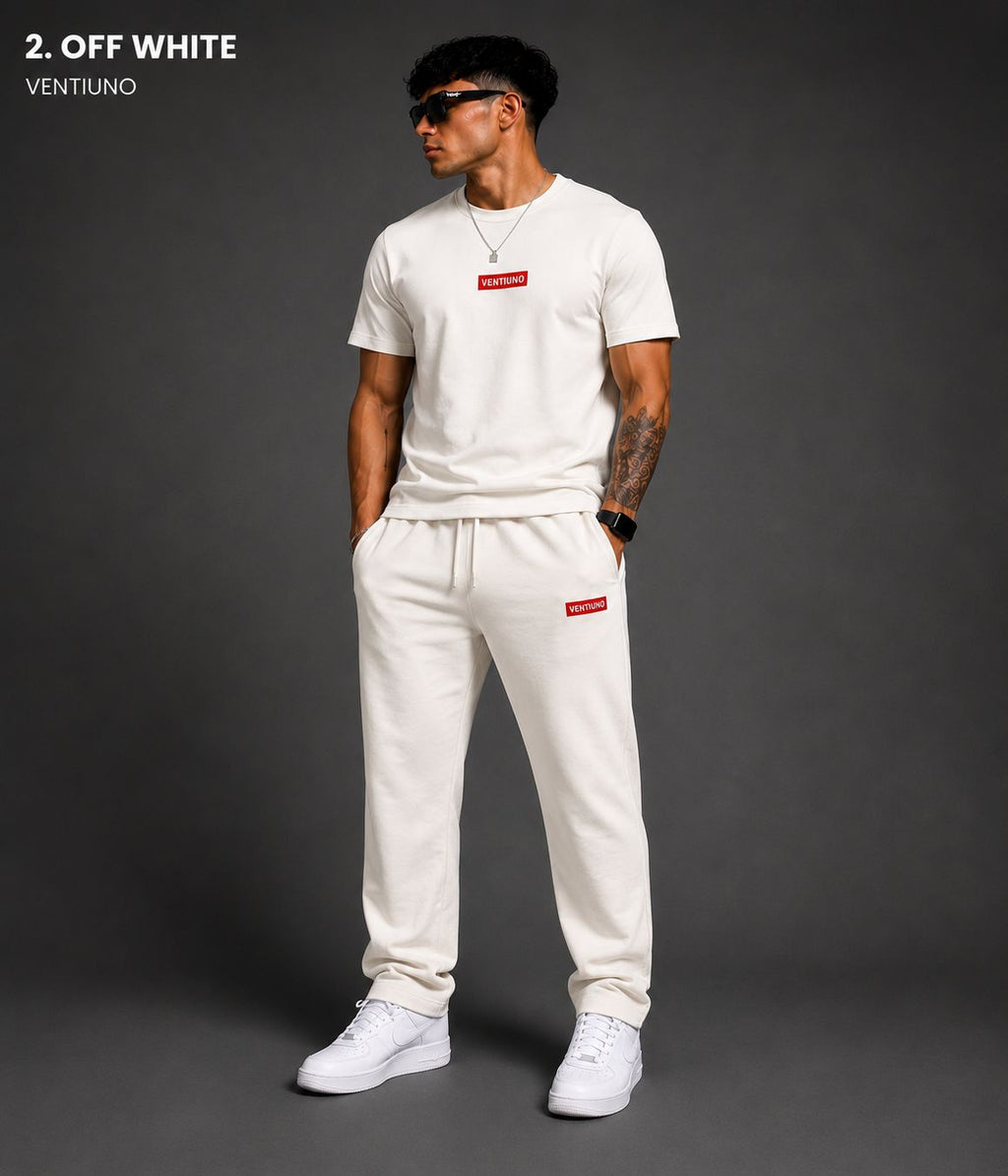 VENTIUNO Luxury Men’s Summer Tracksuit Set with sweatpants