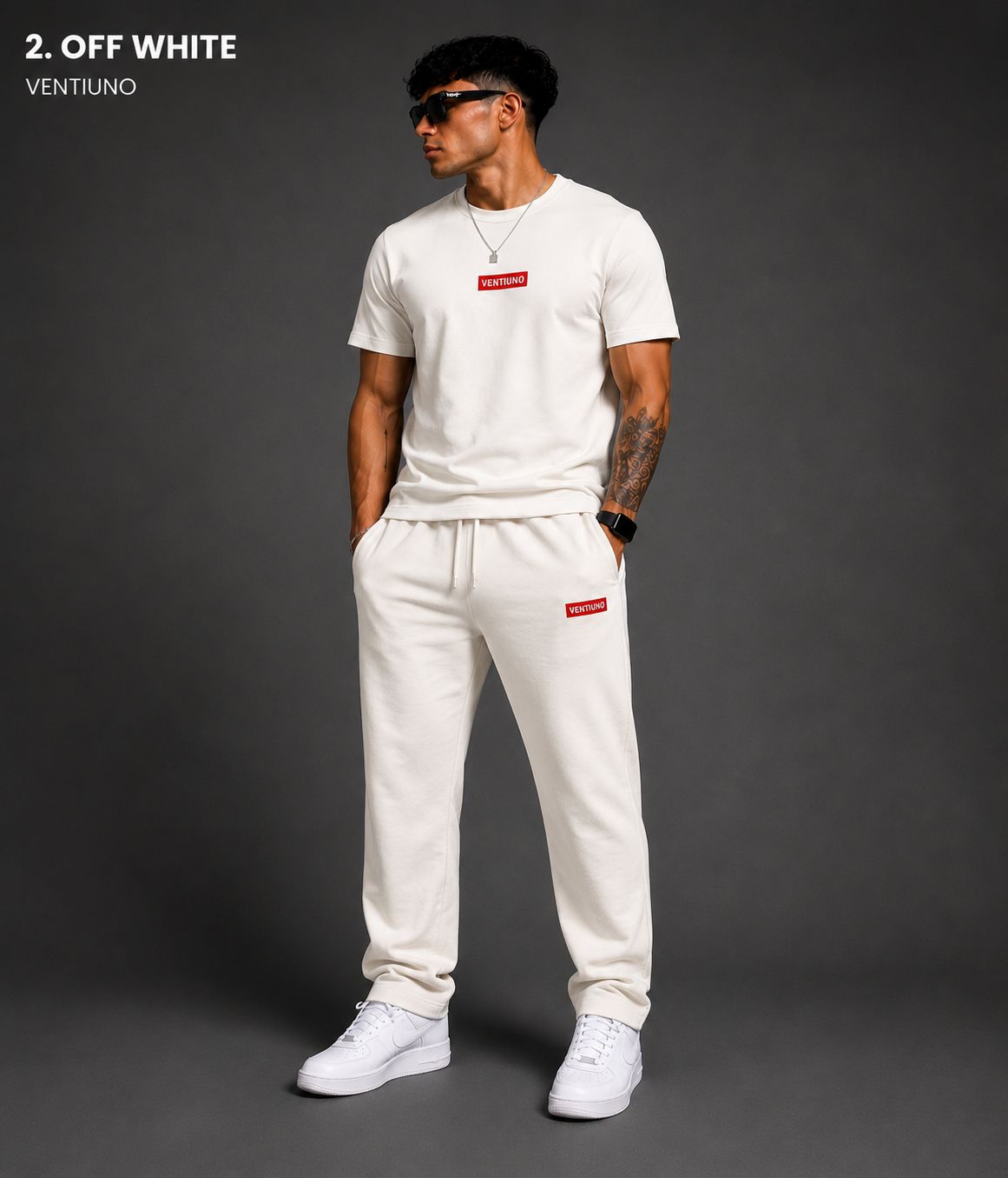 VENTIUNO Luxury Men’s Summer Tracksuit Set with sweatpants