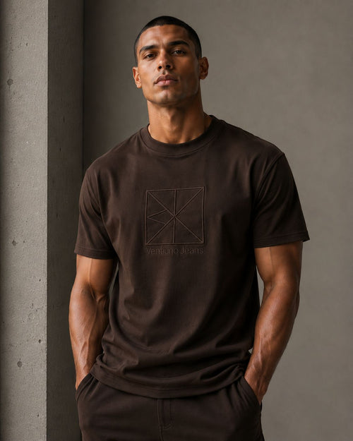 VENTIUNO JEANS Luxury Men’s Crewneck T-Shirt