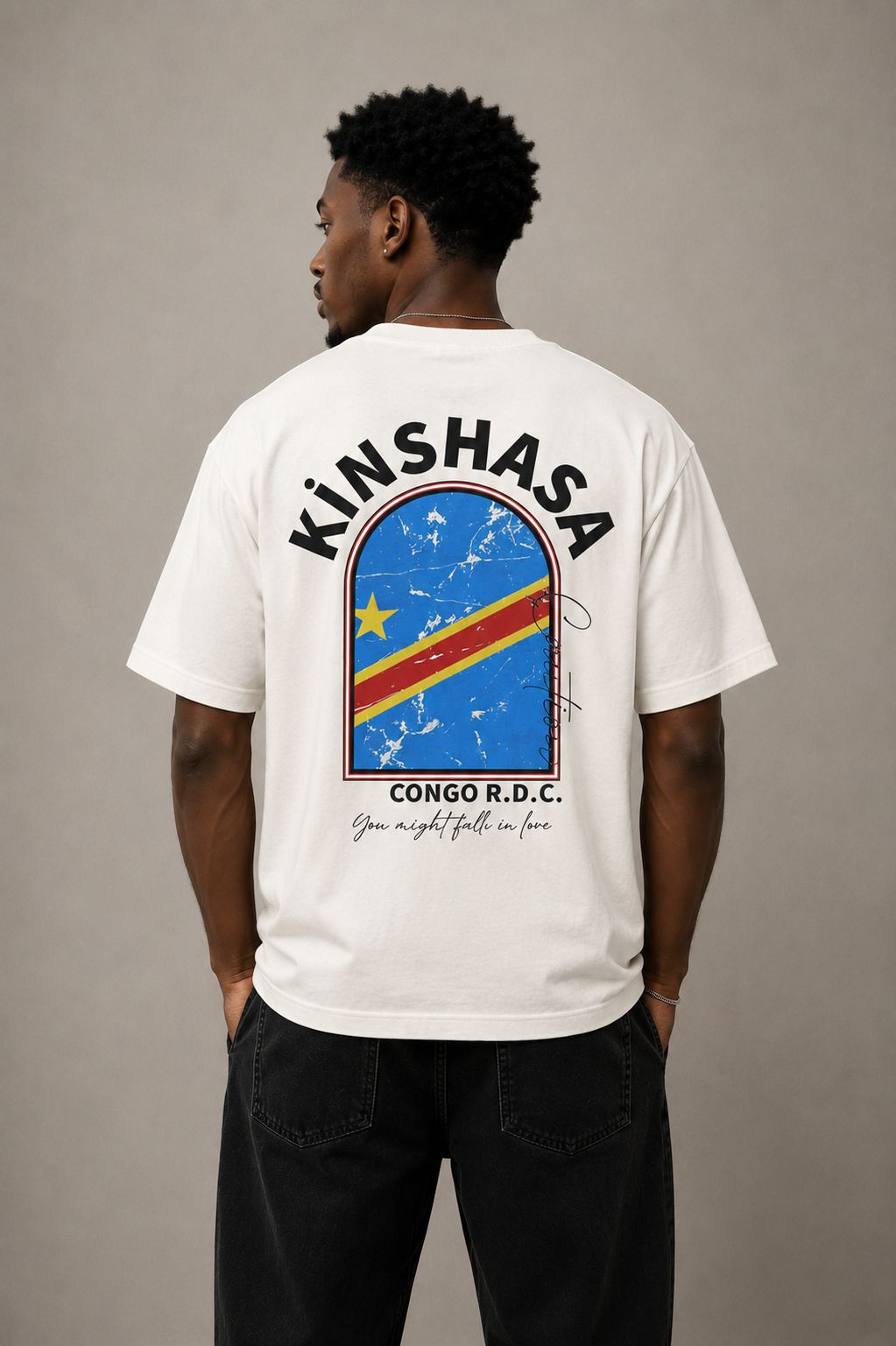 VENTIUNO Men’s Premium Graphic Tee oversize