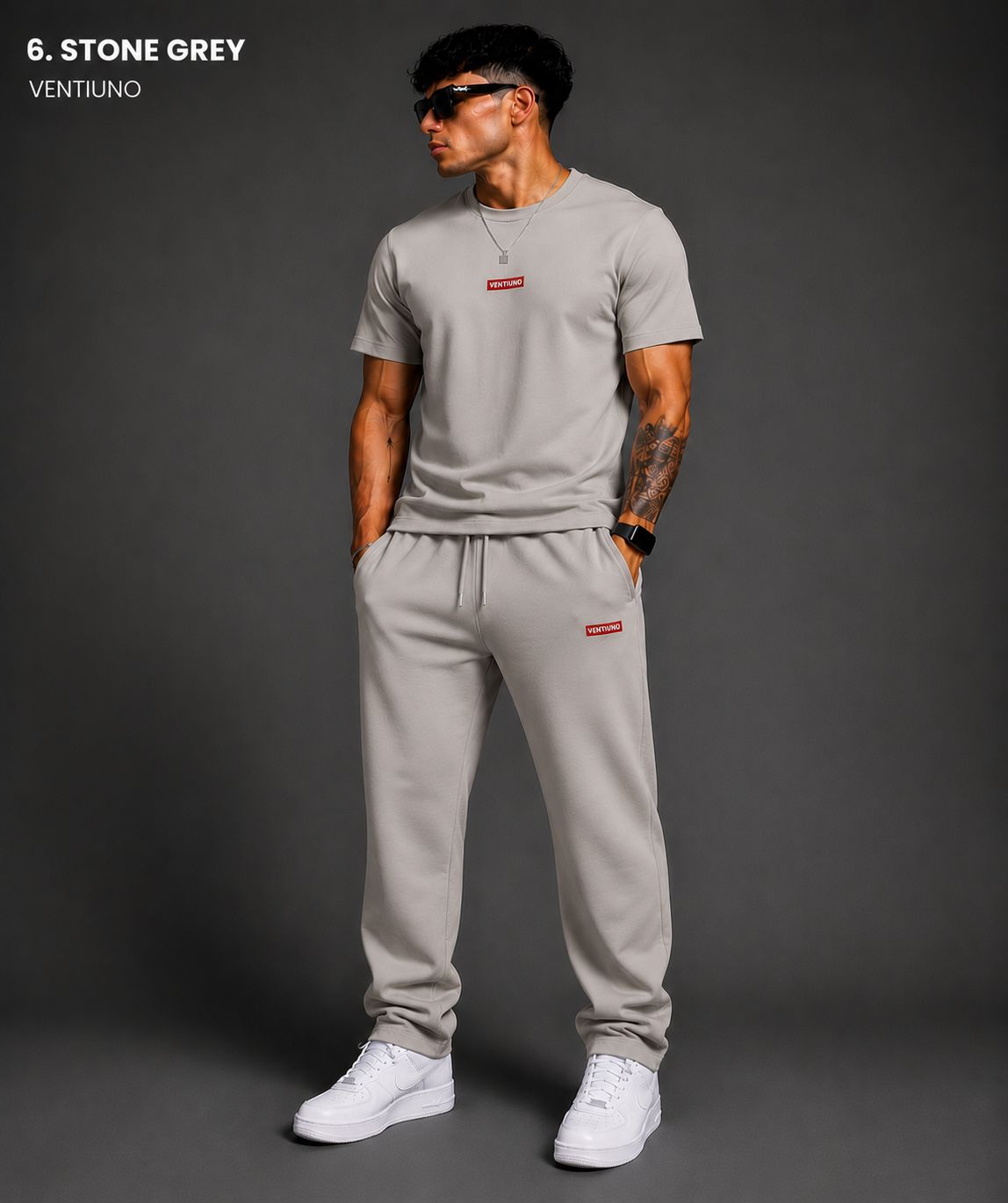 VENTIUNO Luxury Men’s Summer Tracksuit Set with sweatpants