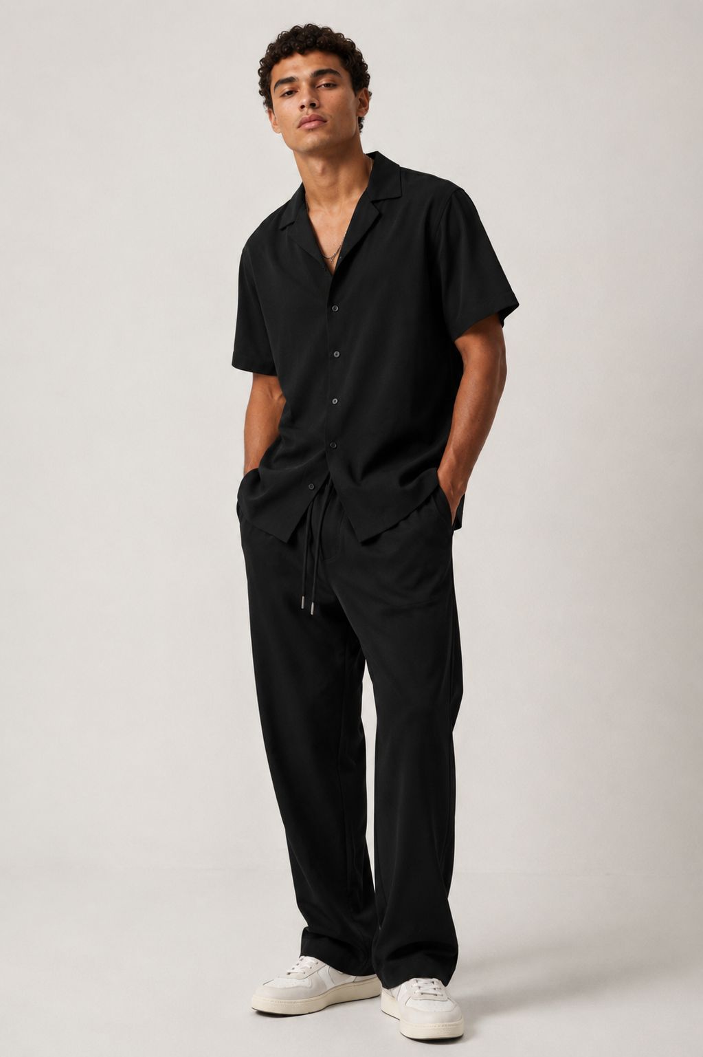 Ventiuno Jeans Resort Camp Collar Shirt & Trouser Set