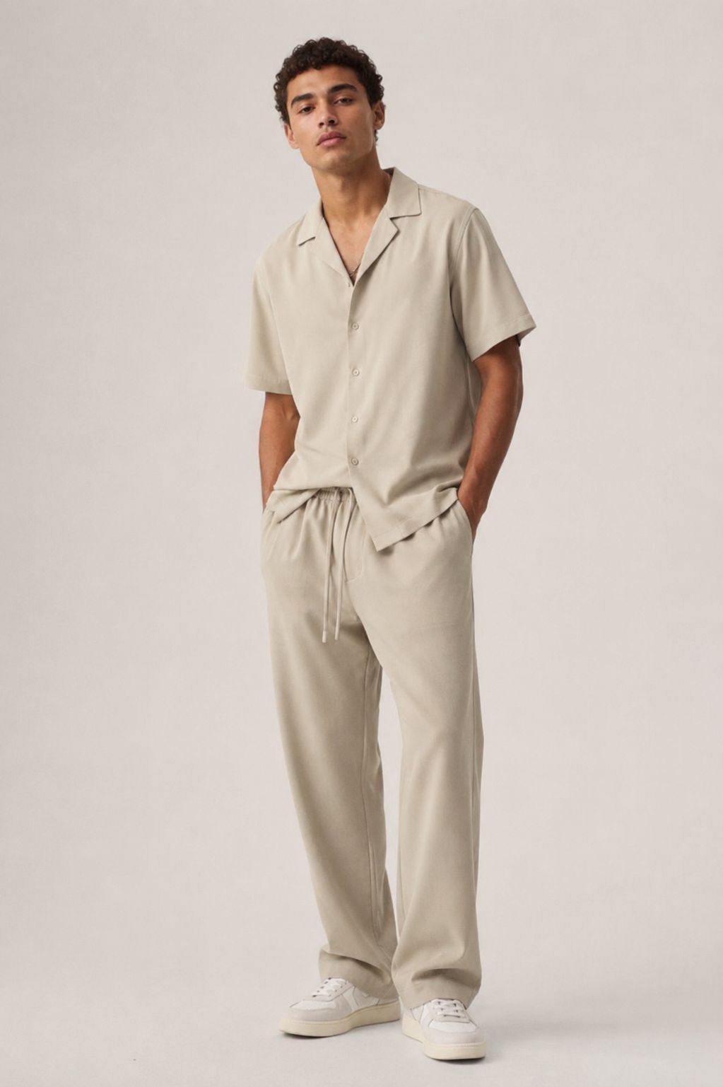 Ventiuno Jeans Resort Camp Collar Shirt & Trouser Set
