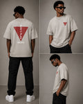 Ventiuno Jeans God's Plan Believe Oversized Tee — Sand