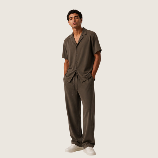 Camp Collar Shirt & Trouser Set