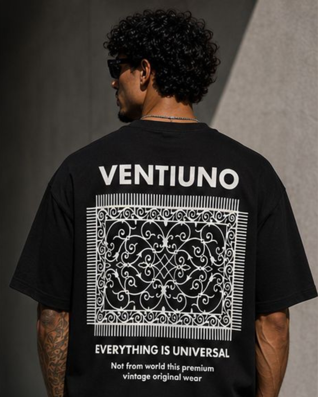 VENTIUNO Men’s Premium Slim fit Tee