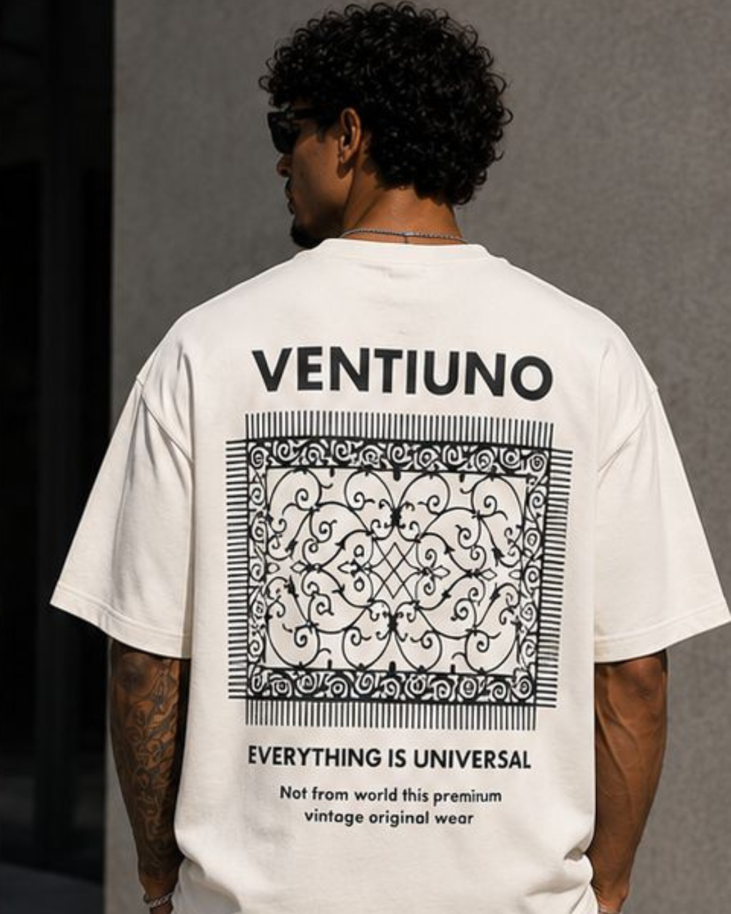 VENTIUNO Men’s Premium Slim fit Tee