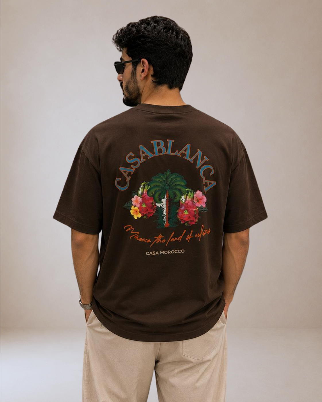 VENTIUNO CASABLANCA Men’s Premium Cotton T-Shirt
