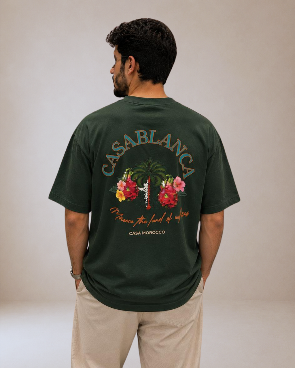 VENTIUNO CASABLANCA Men’s Premium Cotton T-Shirt