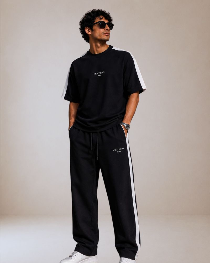 Ventiuno Jeans Side Stripe Co-ord Set