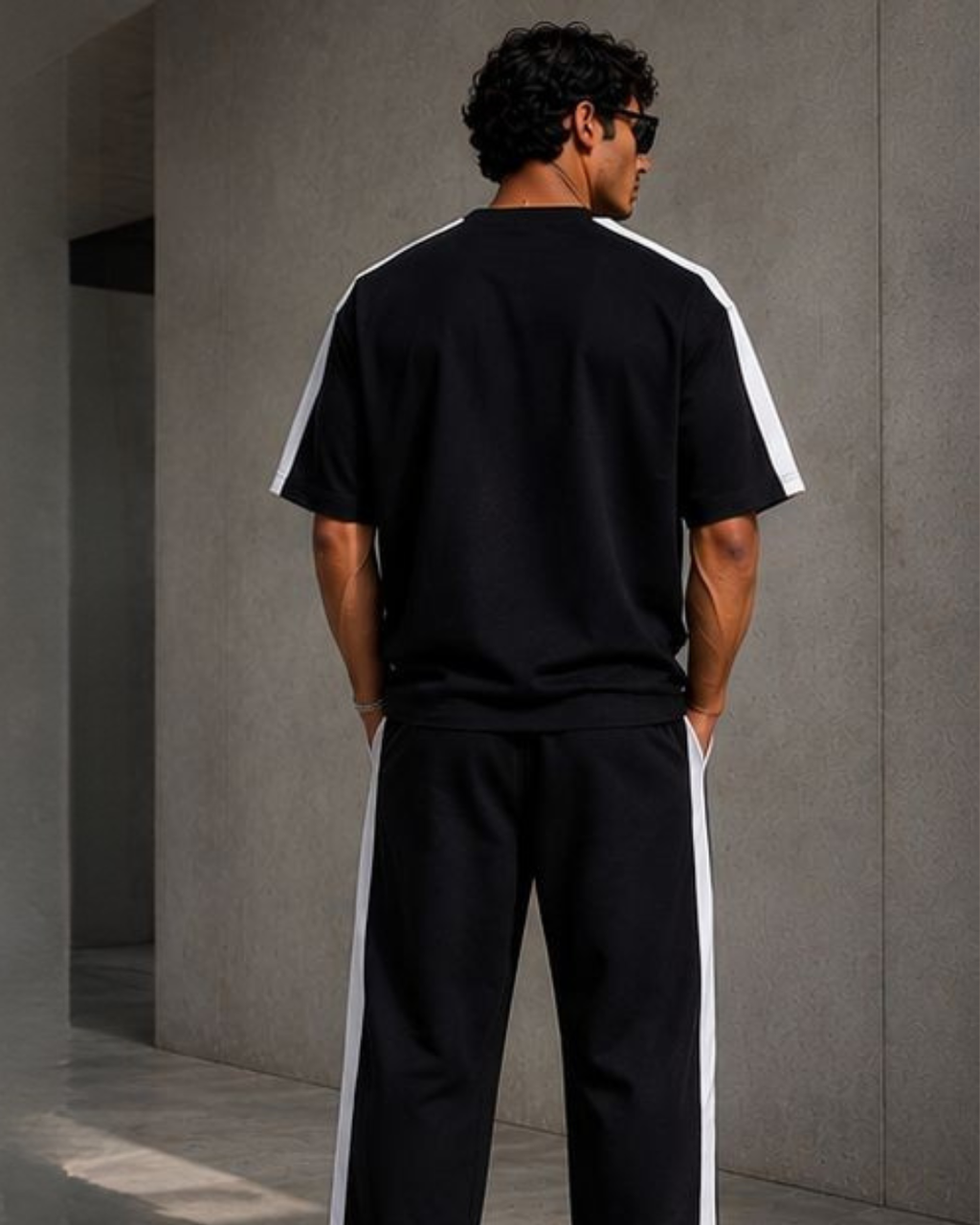Ventiuno Jeans Side Stripe Co-ord Set