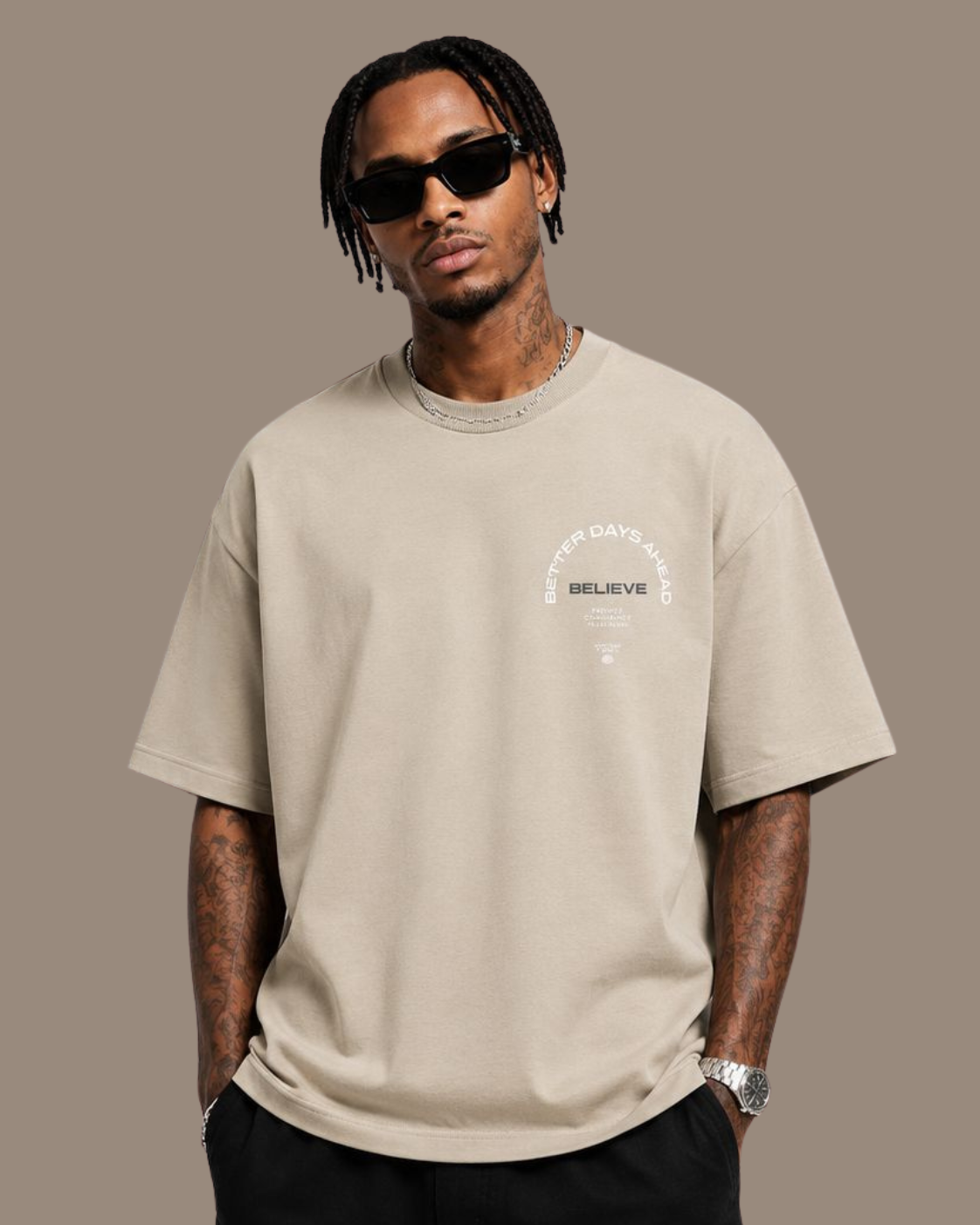 VENTIUNO Premium Cotton Crewneck T-shirt