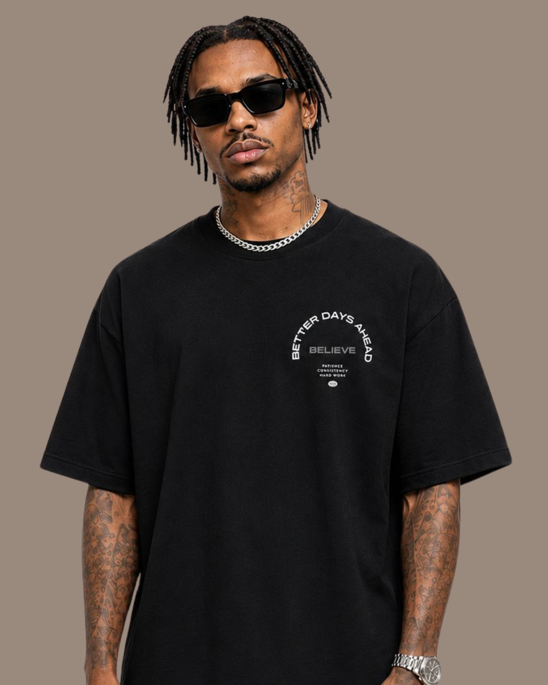 VENTIUNO Premium Cotton Crewneck T-shirt