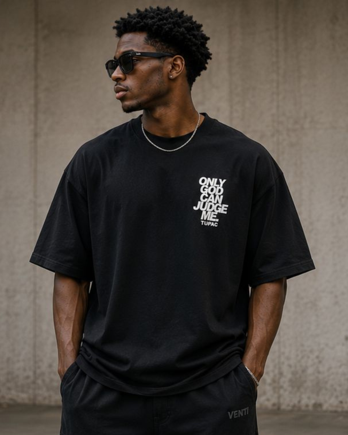VENTIUNO Premium Cotton Casual wear Crewneck T-shirt