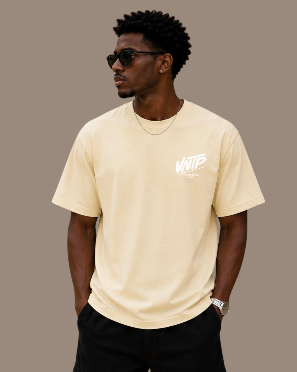 VENTIUNO JEANS Men Casual Back Tee