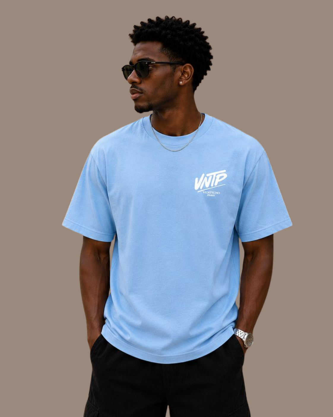 VENTIUNO JEANS Men Casual Back Tee