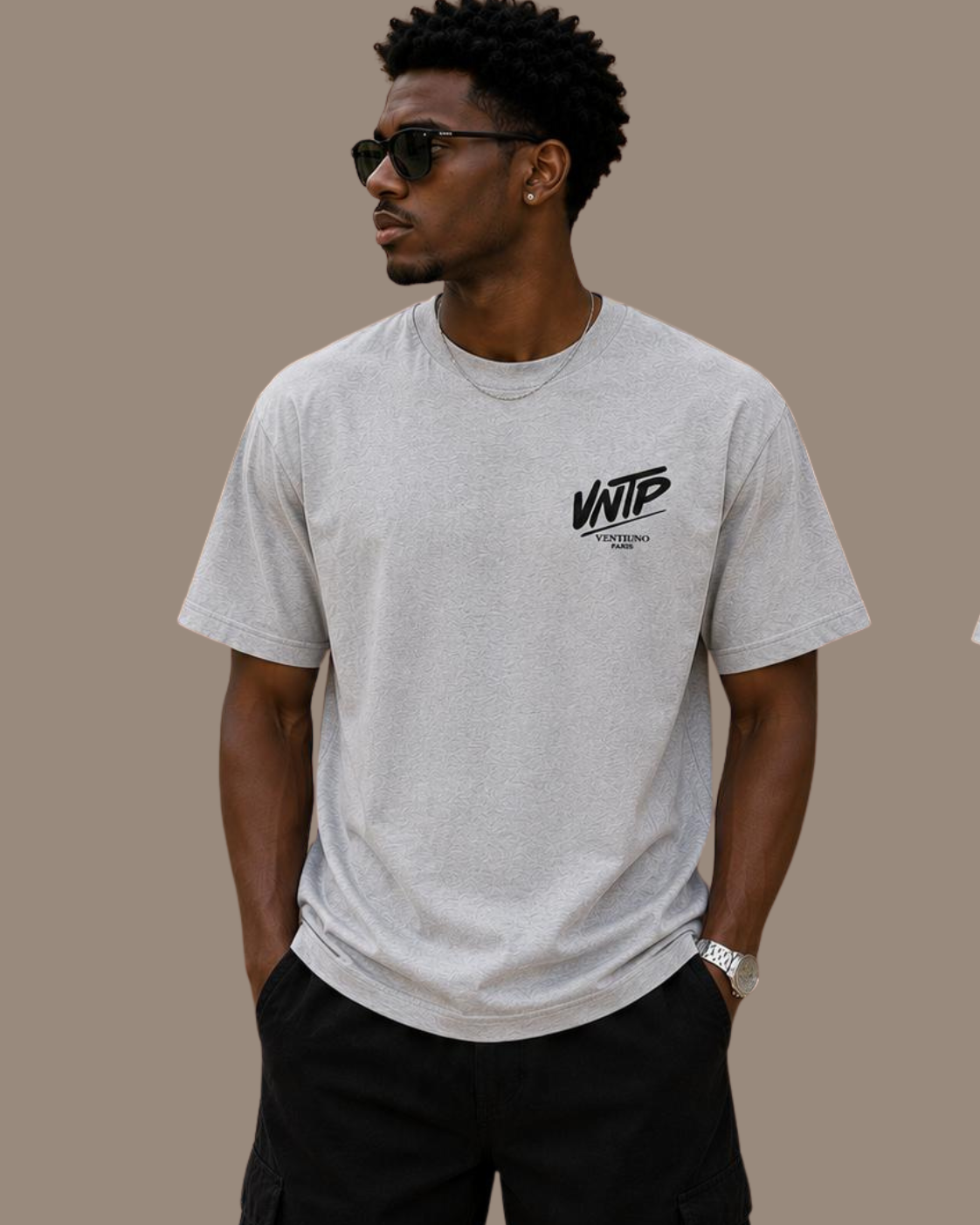 VENTIUNO JEANS Men Casual Back Tee
