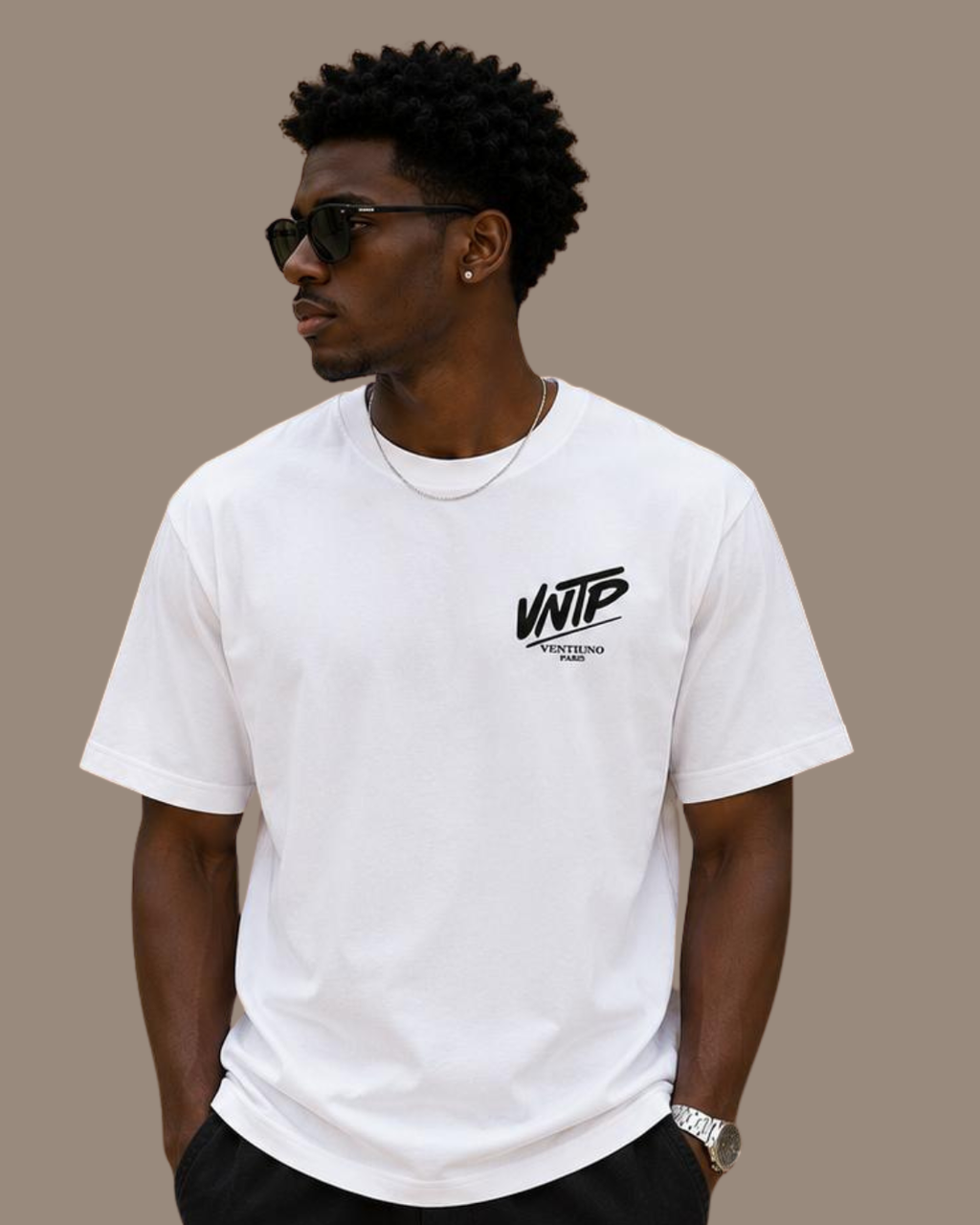 VENTIUNO JEANS Men Casual Back Tee