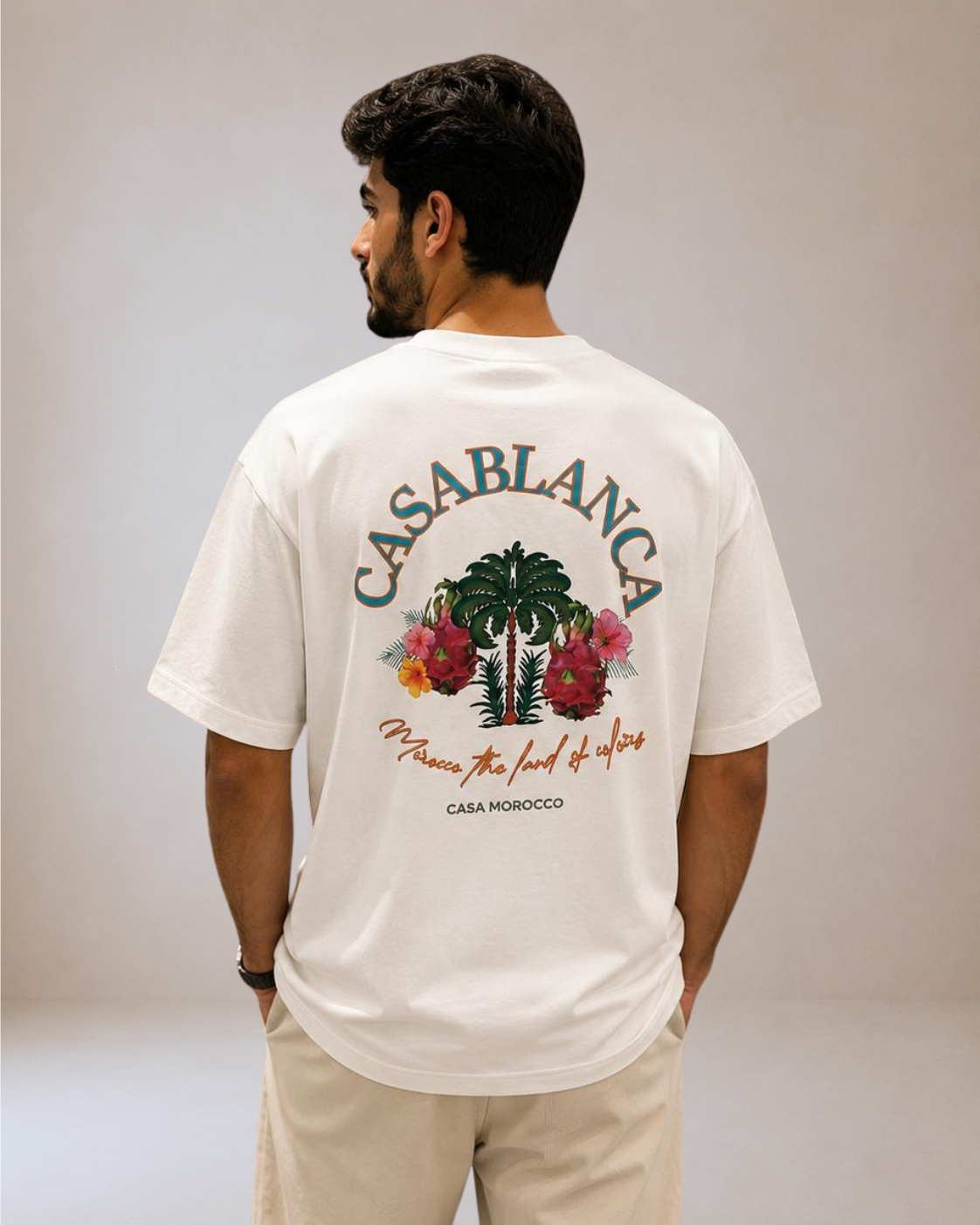 VENTIUNO CASABLANCA Men’s Premium Cotton T-Shirt